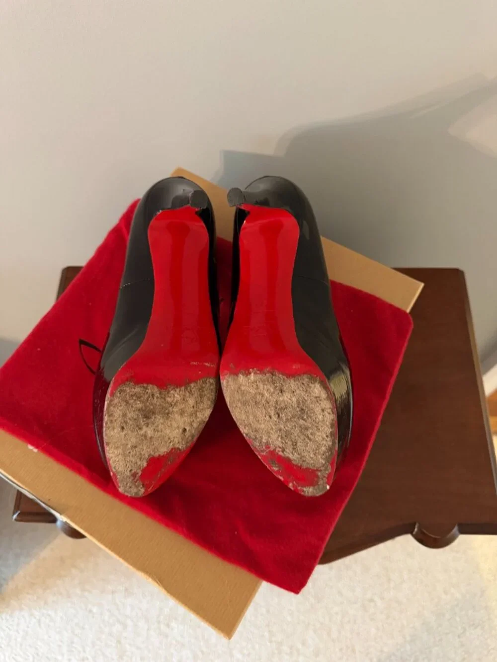 Christian Louboutin Bianca Platform Patent Pump